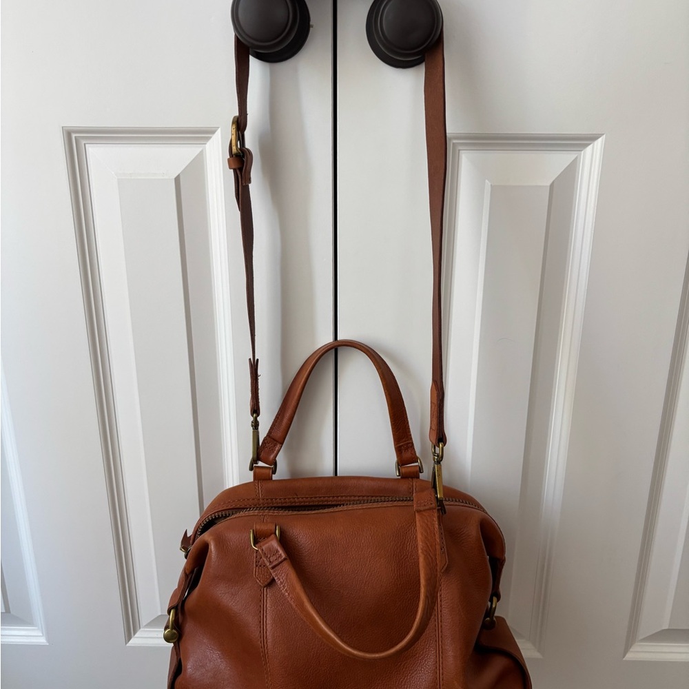 Madewell Brown Leather Tote